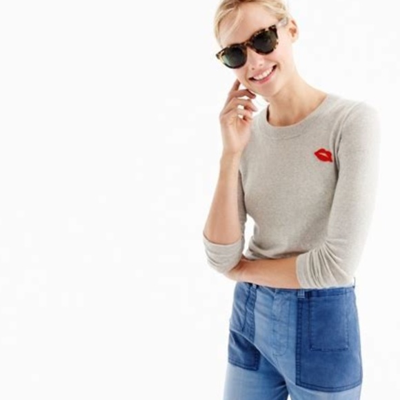 J. Crew Sweaters - J. Crew Tippi Sweater with Red Lips